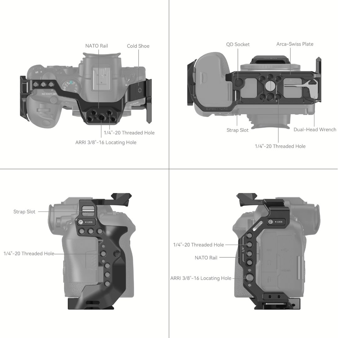 SmallRig kavez za Canon EOS R6 Mark II 4159 - 2